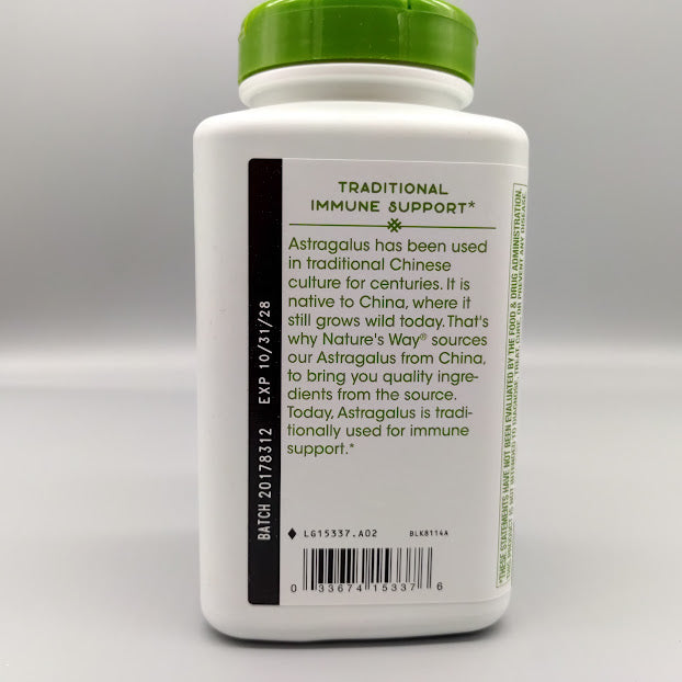Astragalus Root / 180 Vegetarian Capsules