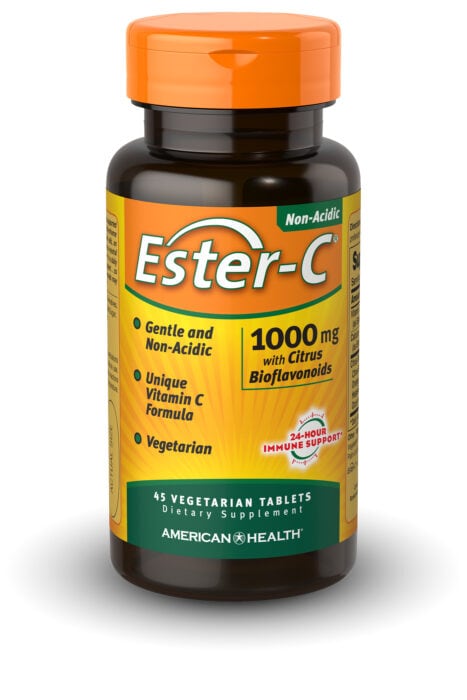 Ester C - 1000mg - Citrus Bioflavinoids - 45 Veggetarian Tablets