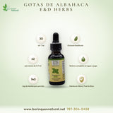 Albahaca en Gotas 1 oz Tintura para Digestión y Calma