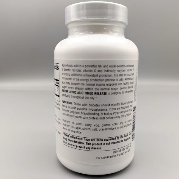 Alpha Lipoic Acid 300mg 120 Tablets