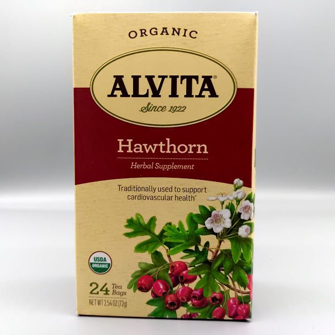 Alvita Organic Hawthorn Tea Caffeine Free - 24 Tea Bags