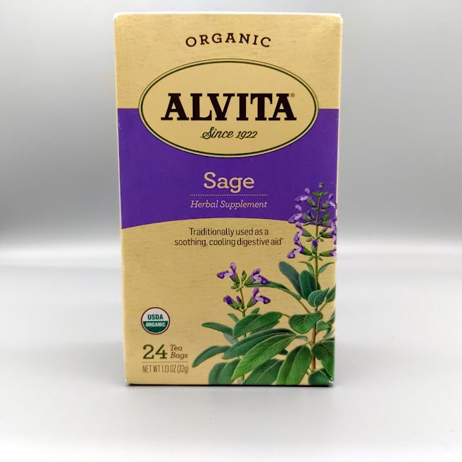 Alvita Tea Bag - Organic, Sage Leaf, 24 ea