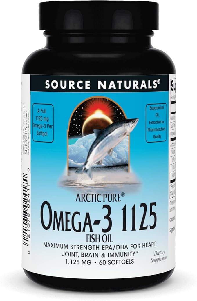 ArcticPure® Omega - 3 1125 Fish Oil 1125 mg 60 softgel