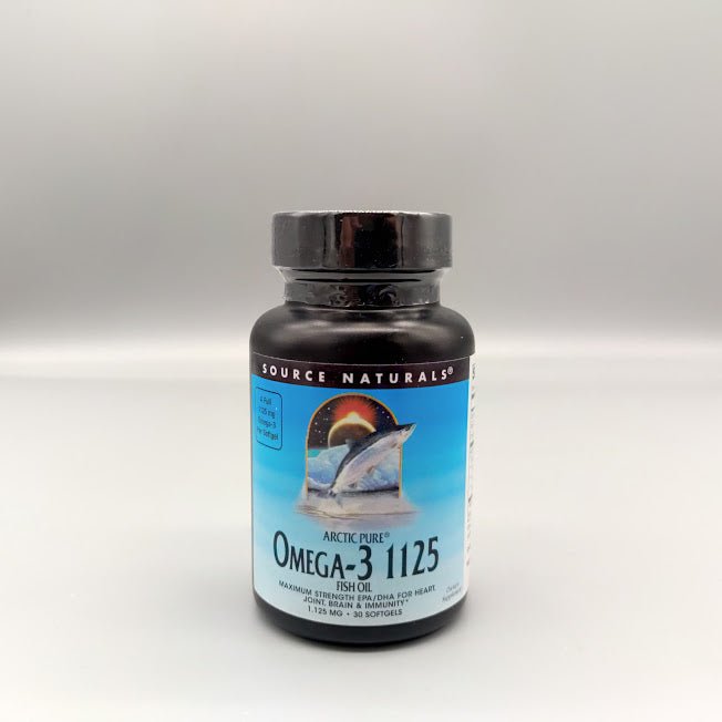 Artic Pure - Omega-3 1125 - Fish Oil 1,125mg - 30 Softgels - Source Naturals