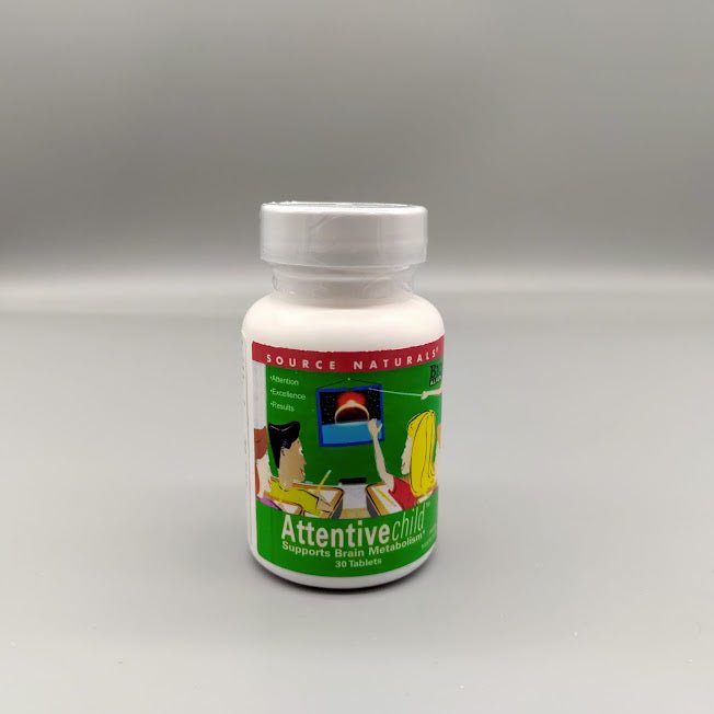 Attentive Child - 30 Tabletas - Source Naturals 100 MG