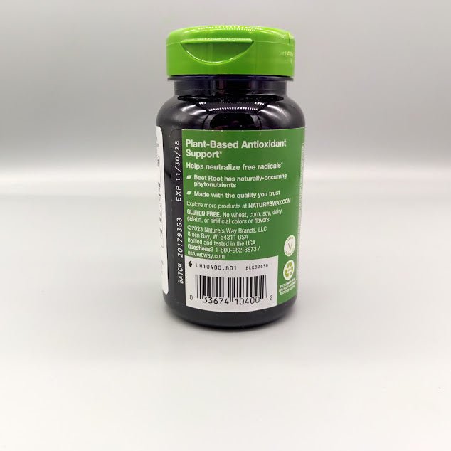 Beet Root - 1000mg - 100 Vegan Capsules - Nature's Way