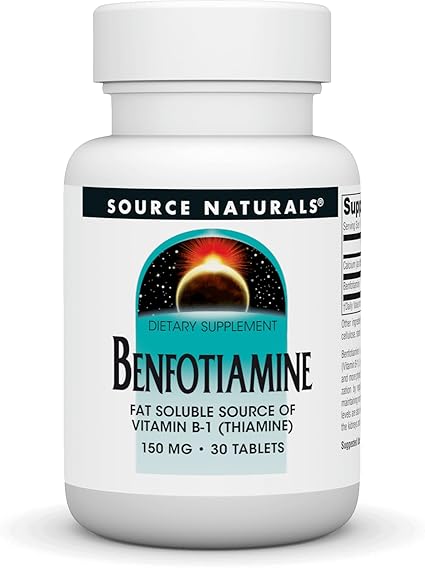 Benfotiamine 150 mg, 30 tabletas