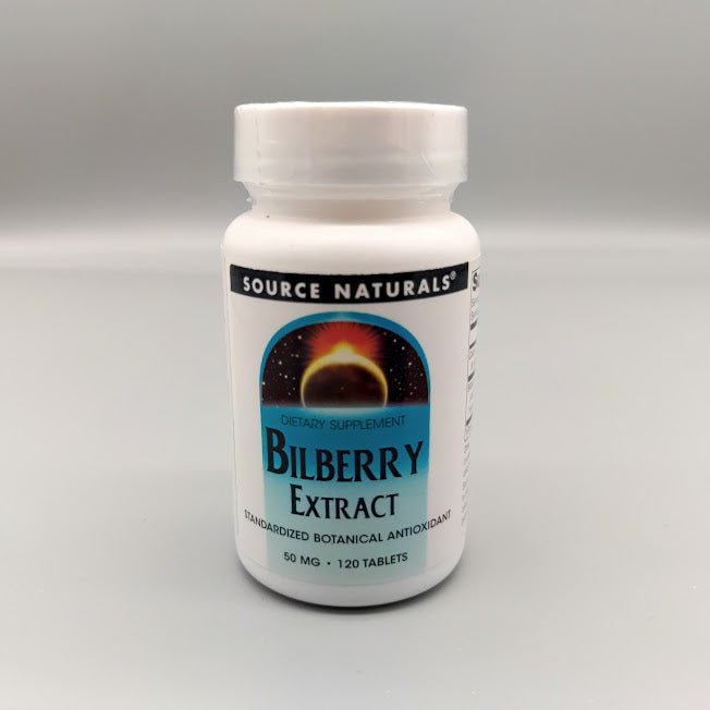 BILBERRY EXTRACT - 50MG - 120 Tablets