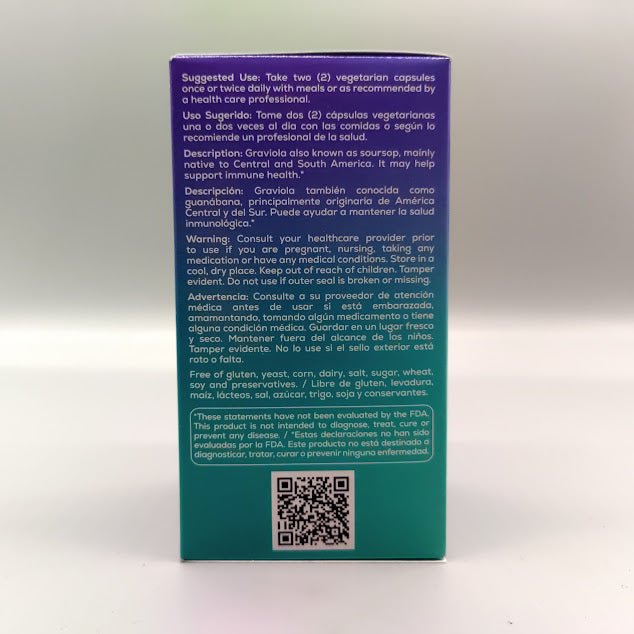 Bio Nutrition Graviola -- 1500 mg - 60 Vegetarian Capsules