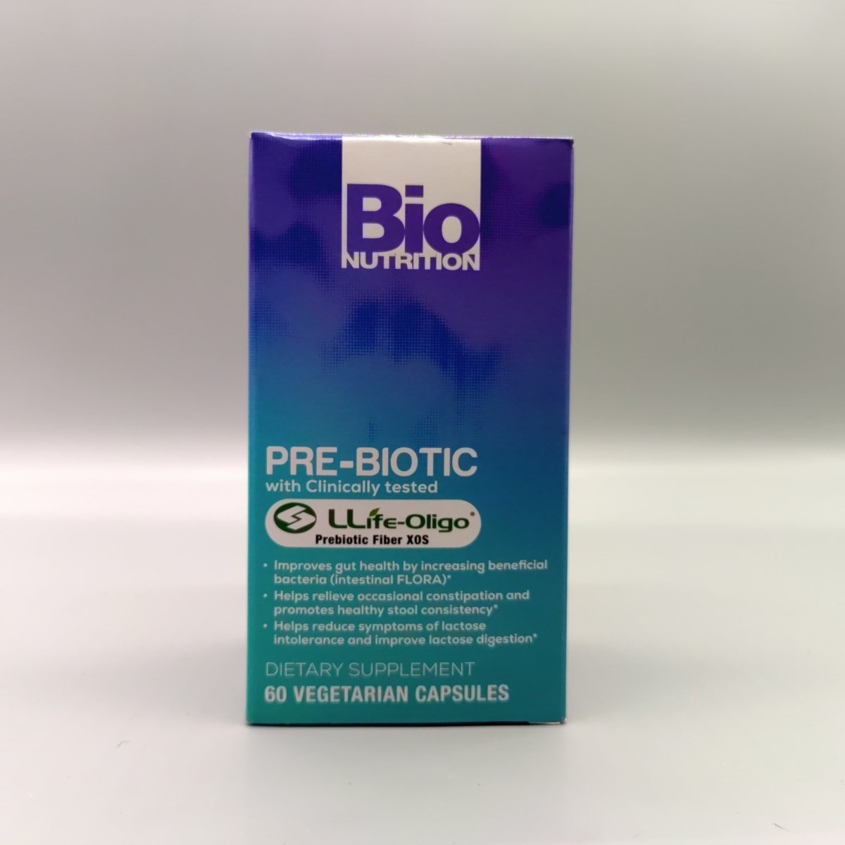 Bio Nutrition Pre-Biotic with LLife-Oligo Prebiotic Fiber XOS -- 1400 mg - 60 Ve  