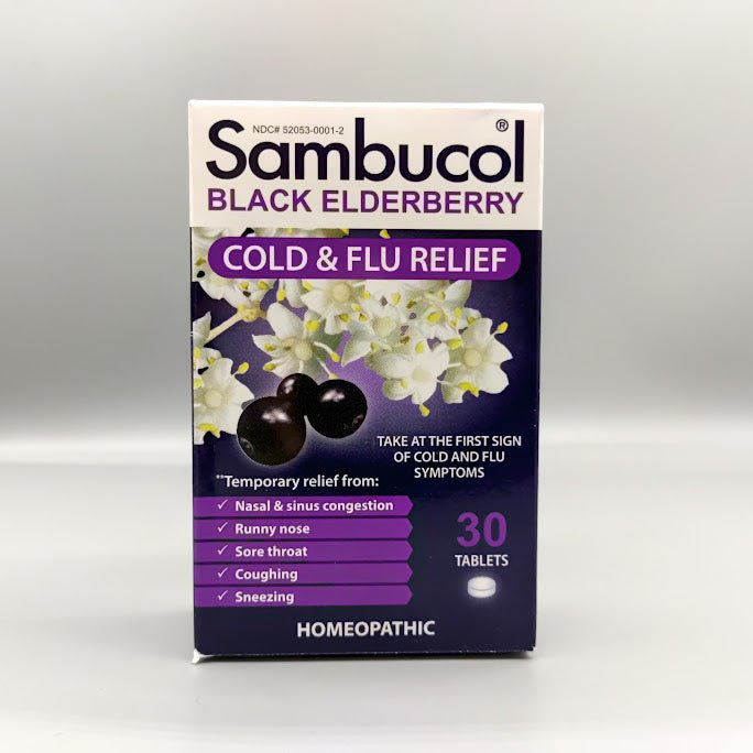 Black Elderberry Cold & Flu 30 Tablets