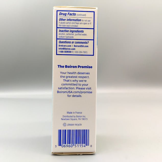 Boiron Arnicare Arnica Gel Homeopathic Medicine  