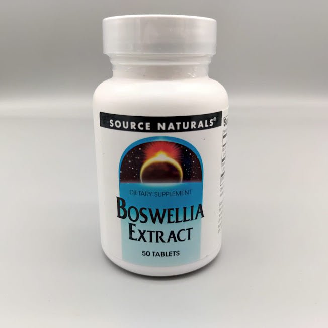 Boswellia Extract 50 tablet Source Naturals