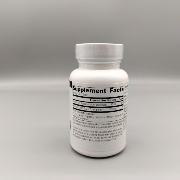 Bromelain - Pineapple Enzyme 600GDU 500mg 60 Tablets