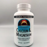 Calcio y Magnesio Quelado 300 mg 100 Tabletas para Huesos