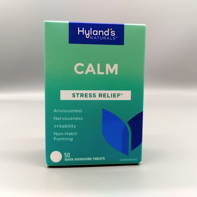 Calm 50 Tabletas, Suplemento para la Ansiedad y Estrés - Hyland's