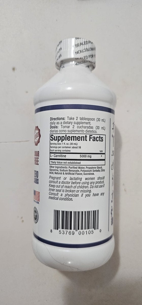 Suplemento L-Carnitina para Control de Peso