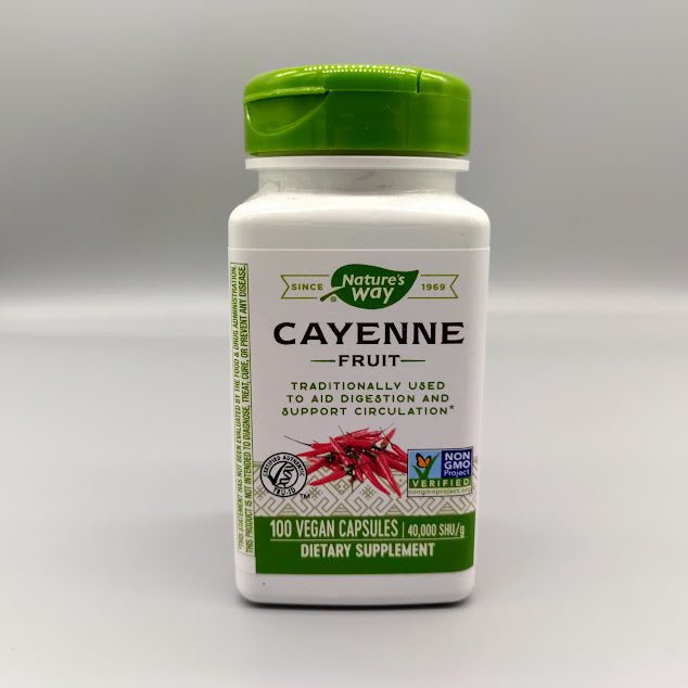 Cayenne 100 Veg CAp 40,000 SHU Potency