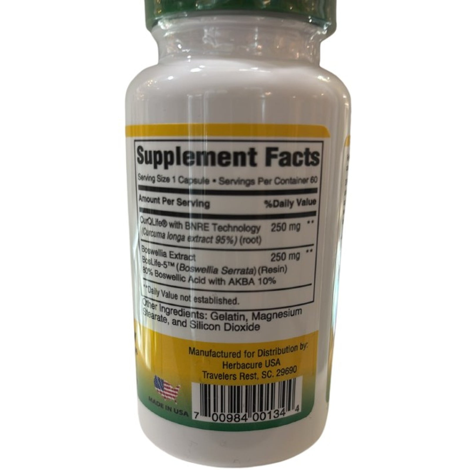 Curcuma con Boswellia para Inflamación y Dolor