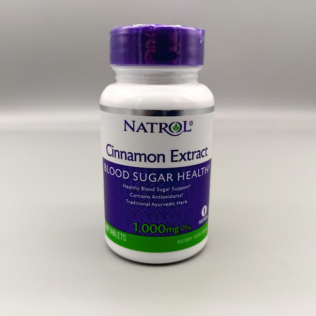 Cinnamon Extract - Blood Sugar Health 1000mg 80 Tablets - Natrol