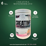 Creatina Nutrex Monohidrato Micronizada Fresa Sandía, 60 Porciones