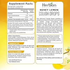 Herbion Cough Drops Honey Lemon – 25 Pastillas