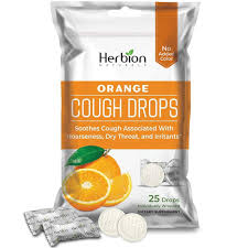 Herbion Cough Drops Orange – 25 Pastillas