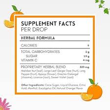 Herbion Cough Drops Orange – 25 Pastillas