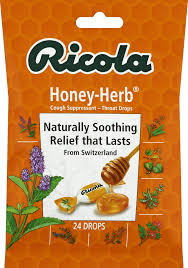 Cough Drops Honey Herb – 24 pastillas