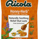 Cough Drops Honey Herb – 24 pastillas