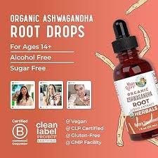Mary Ruth’s Organic Ashwagandha Root Liquid Extract – 1 oz (Extracto líquido orgánico de raíz de Ashwagandha)