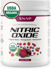 Snap Supplements Nitric Oxide Beet Powder Mixed Berry 250 g