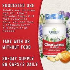 ClearLungs (Red) 60 Capsulas