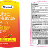 Ultra Muscle Rub Crema para Dolores Musculares y Articulaciones