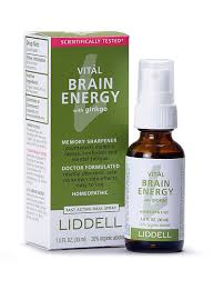 Liddell Homeopathic Vital Brain Energy with Ginkgo 1 ounce