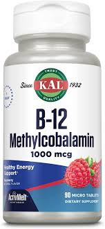 Kal B-12 Methylcobalamin ActivMelt 1000 mcg 90 tabletas