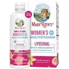 Mary Ruth’s Women's 40+ Multivitamin Liposomal Vanilla Peach