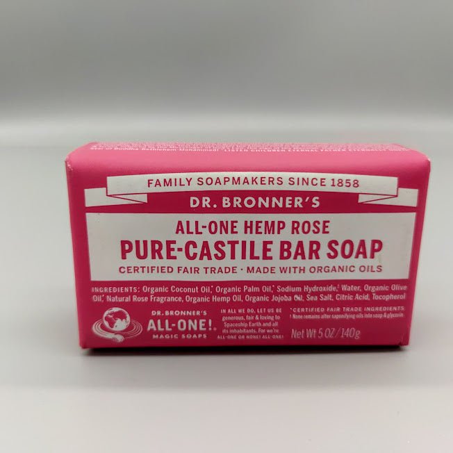 Dr. Bronners Magic Organic Rose Bar Soap - 5 oz  