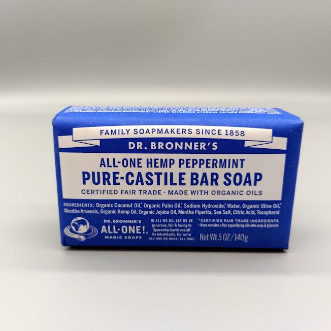 Dr. Bronners Organic Bar Soap - Peppermint - 5 oz  