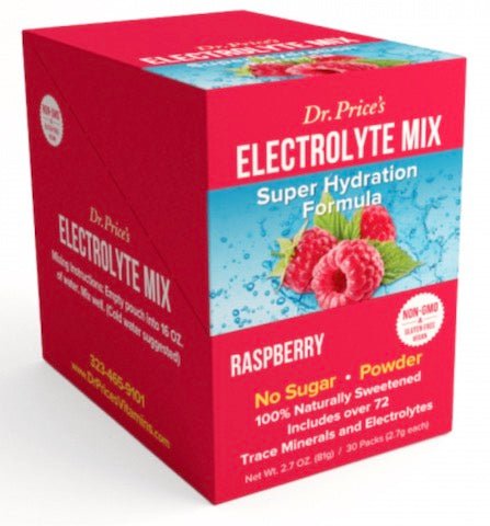 Dr. Price&#39;s Vitamins Electrolyte Mix Raspberry