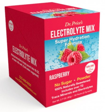 Dr. Price's Vitamins Electrolyte Mix Raspberry