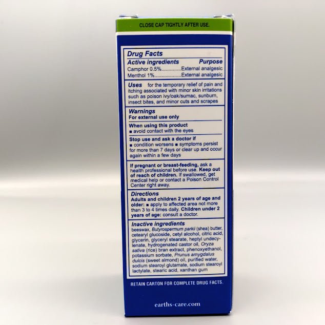 Earth&#39;s Care Anti-Itch Cream - 2.4 oz