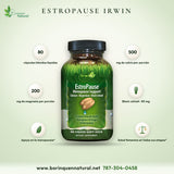 Irwin Naturals EstroPause Menopause Support, 80 Softgels