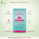 Female Harmony Hormonal Balance, Organic Health Labs, 60 Capsules