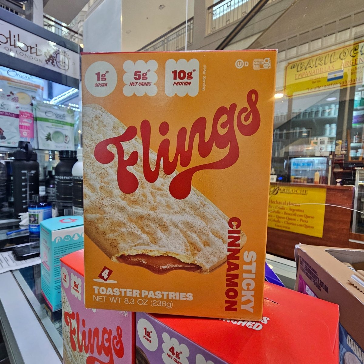 Flings Cinnamon High Protein Keto Toaster Pastries