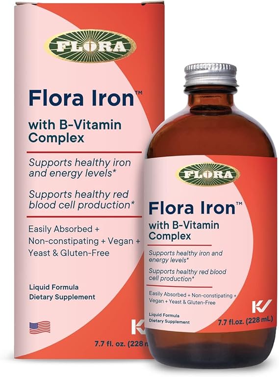 Flora Iron with B - Vitamin Complex - 7.7 fl. oz. (228 mL)