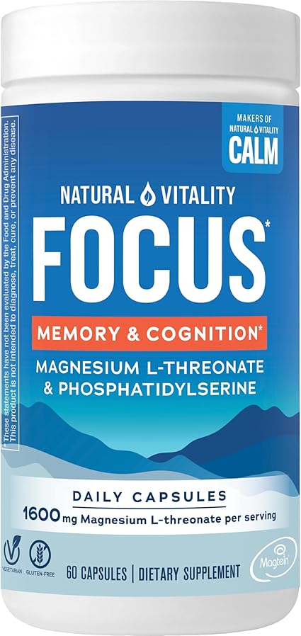 Focus Magnesium L - Threonate - 60 cápsulas