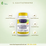 L-Glutatión Reducido Setria 250 mg Healthy Origins, 60 Cápsulas