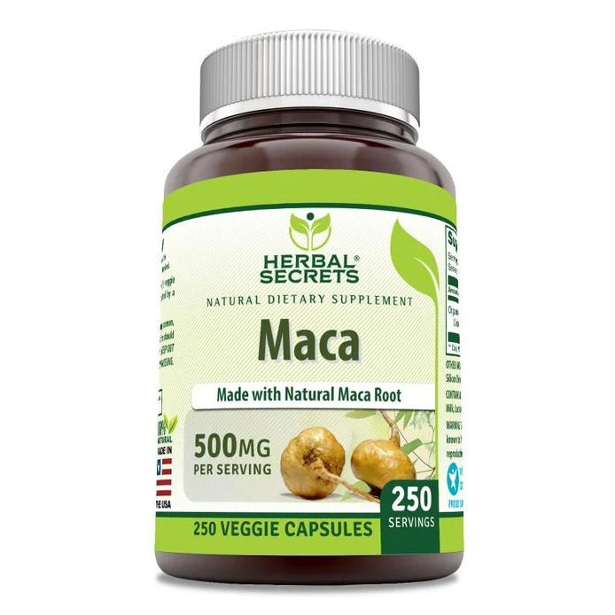 Herbal Secrets Organic Maca 500 mg