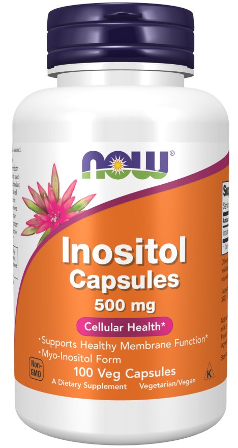 Inositol 500 mg - 100 cápsulas vegetales